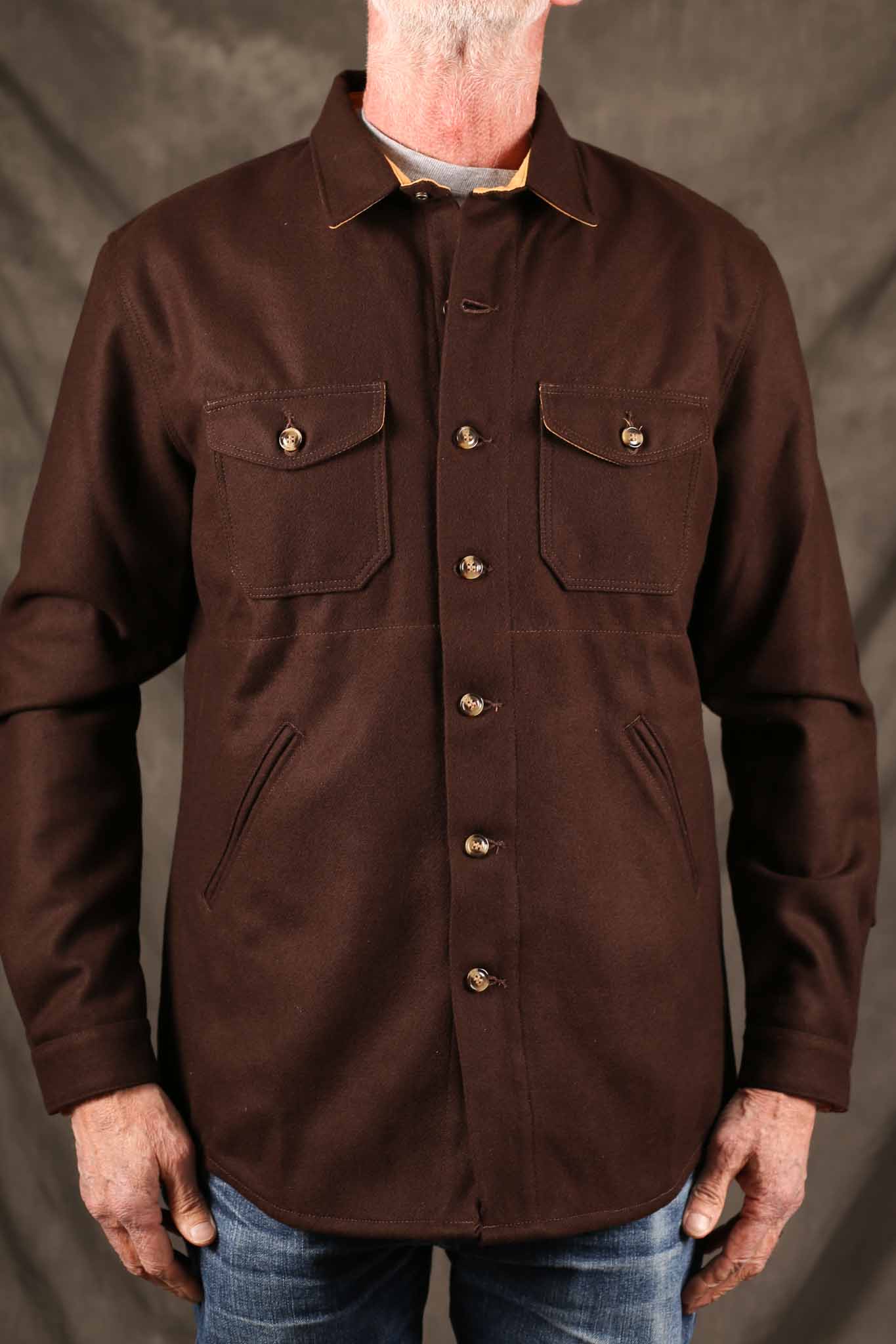 Dehen Crissman Overshirt - Brown