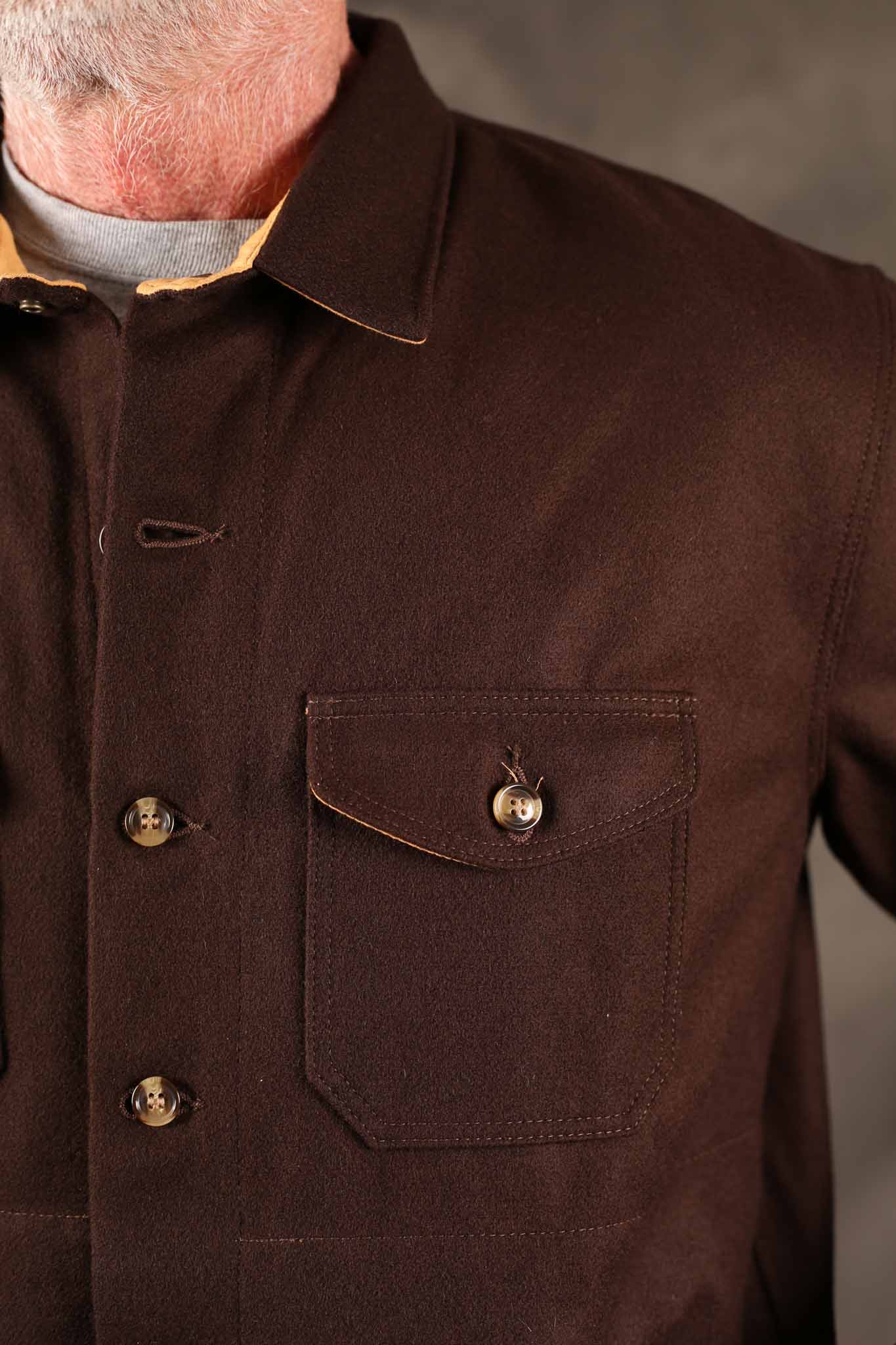 Dehen Crissman Overshirt - Brown