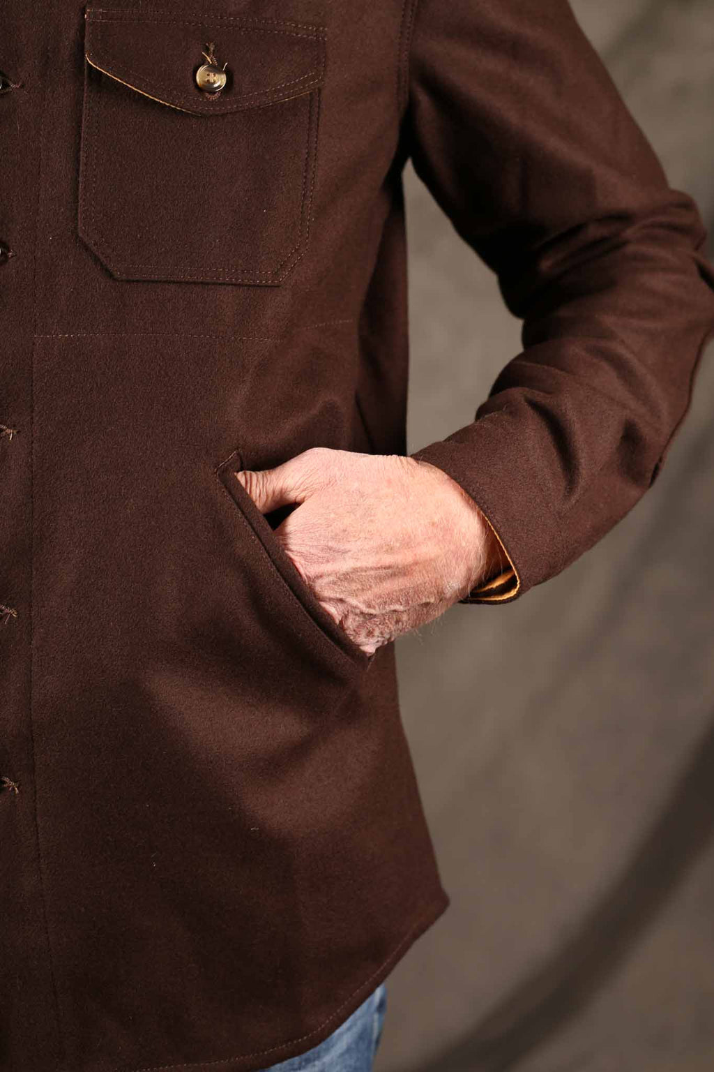 Dehen Crissman Overshirt - Brown