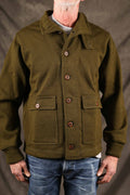 Dehen Submariner Sweater Coat - Loden