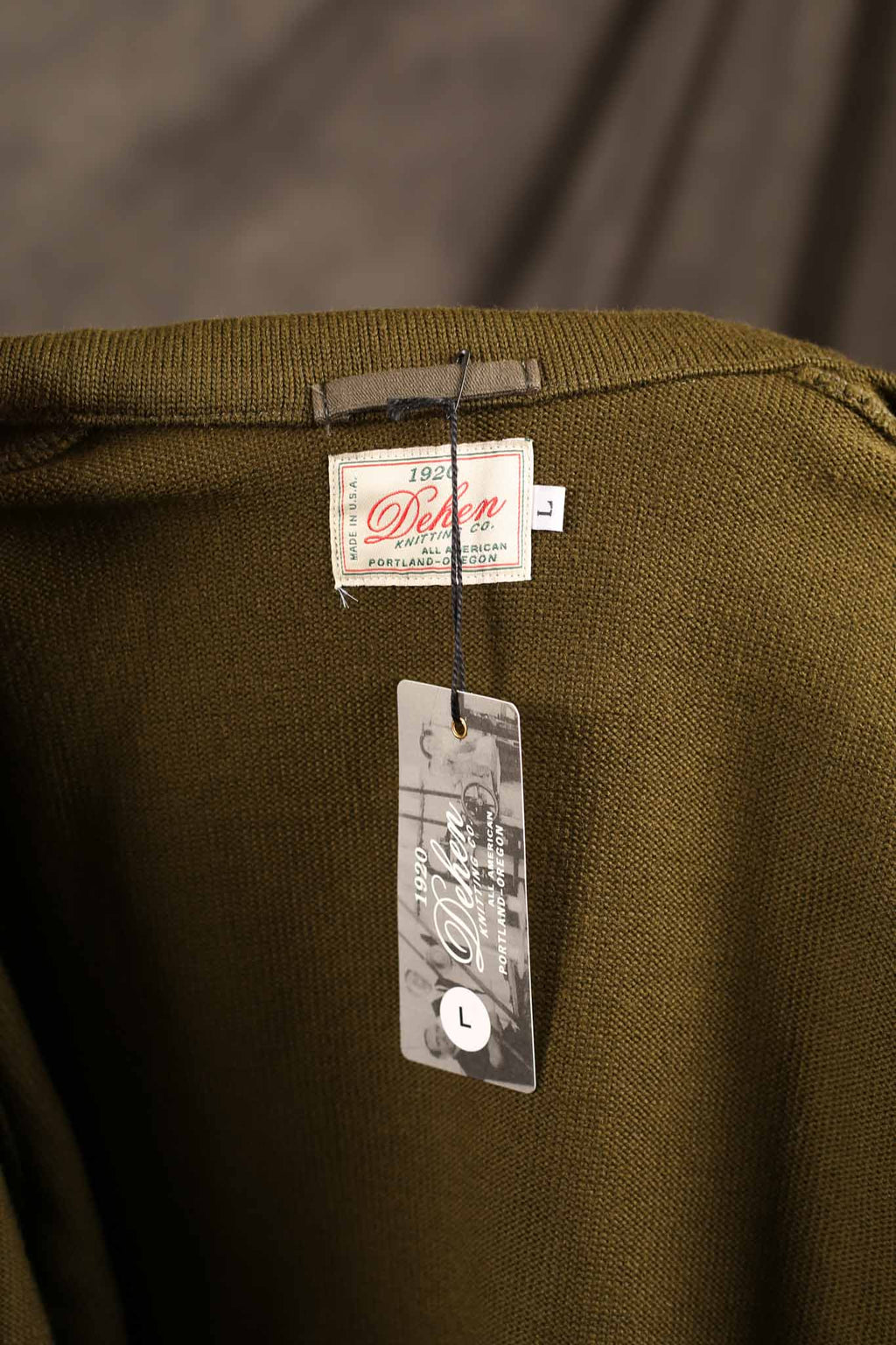 Dehen Submariner Sweater Coat - Loden