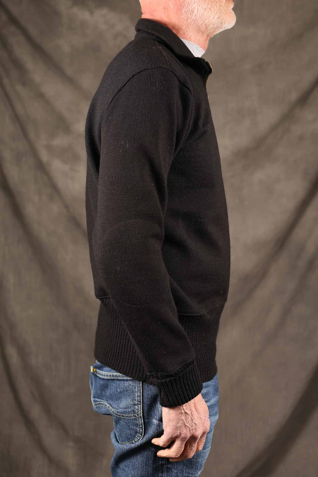 Dehen Motorcycle Sweater - Black