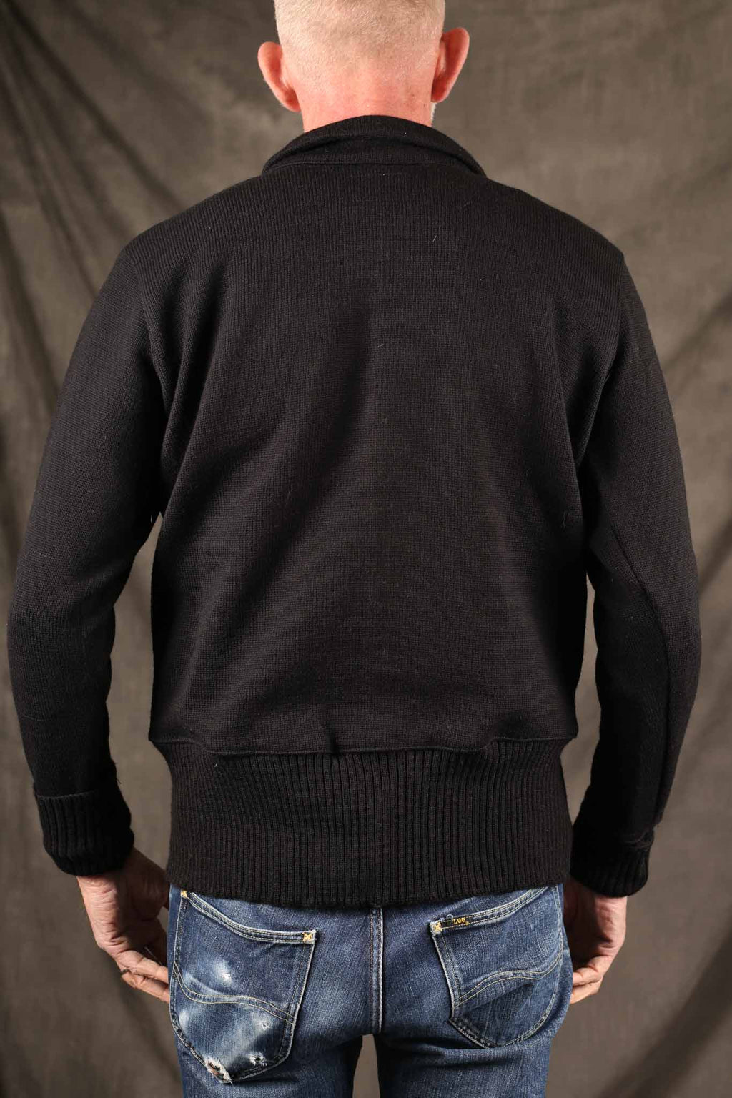Dehen Motorcycle Sweater - Black