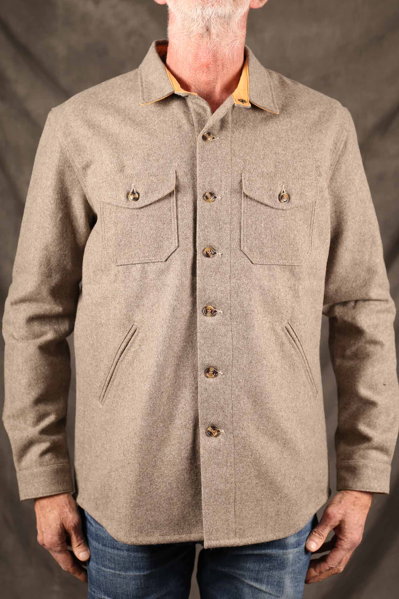 Dehen Crissman Overshirt - Oatmeal