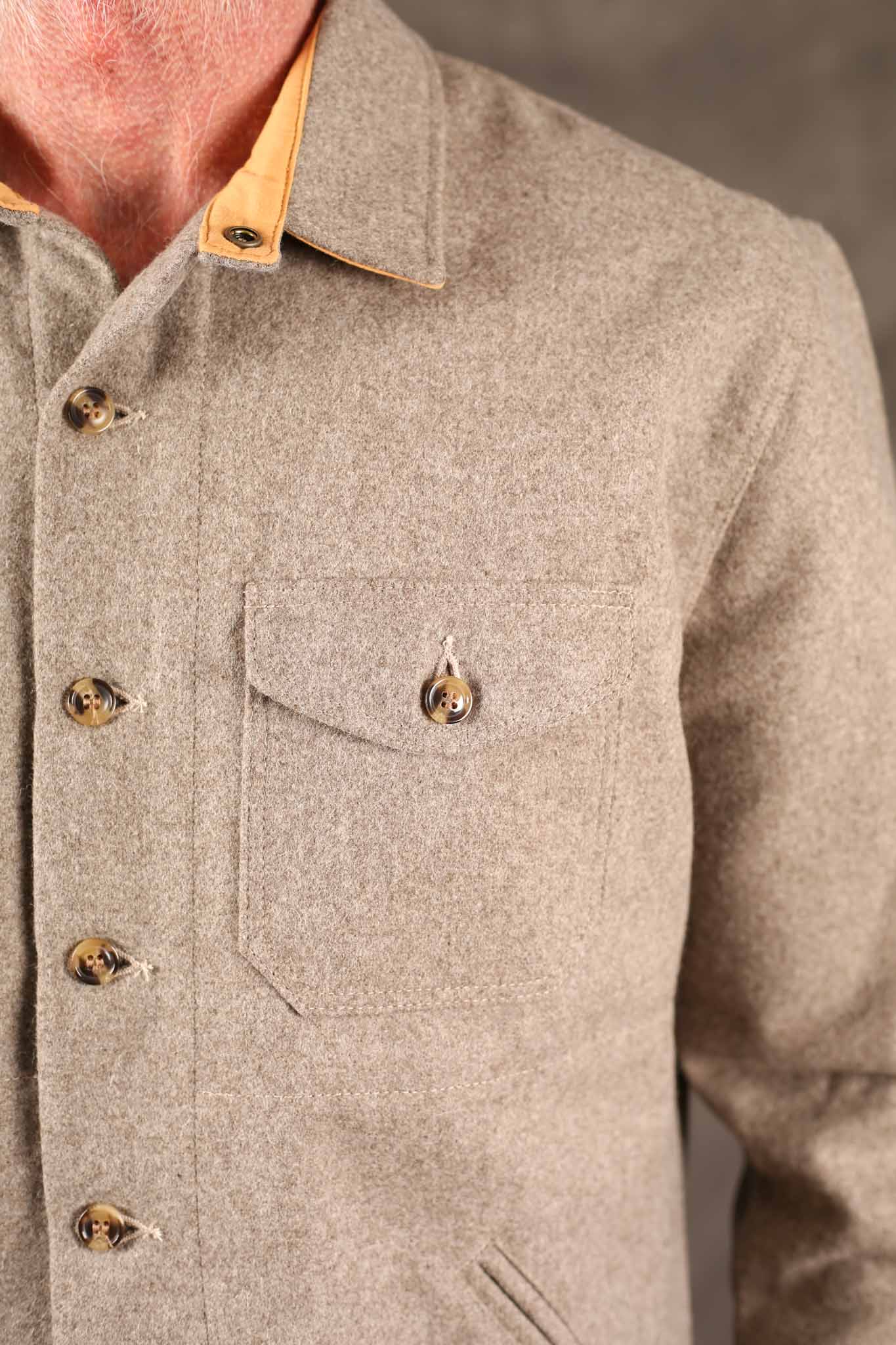 Dehen Crissman Overshirt - Oatmeal