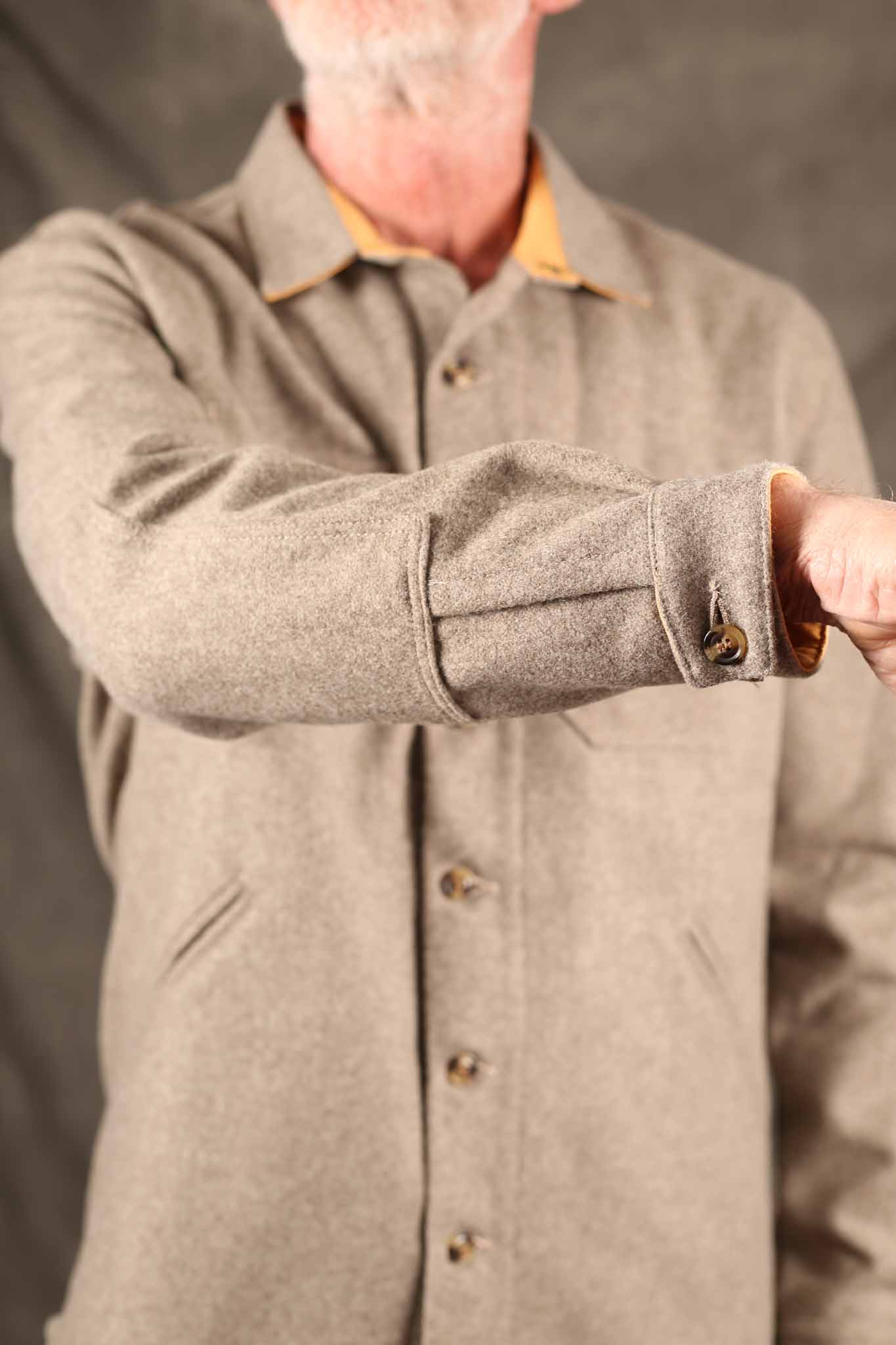 Dehen Crissman Overshirt - Oatmeal