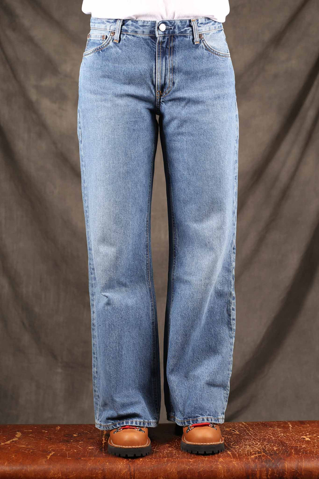 NUDIE JEANS - Womens Wide Heidi Worn Treasure