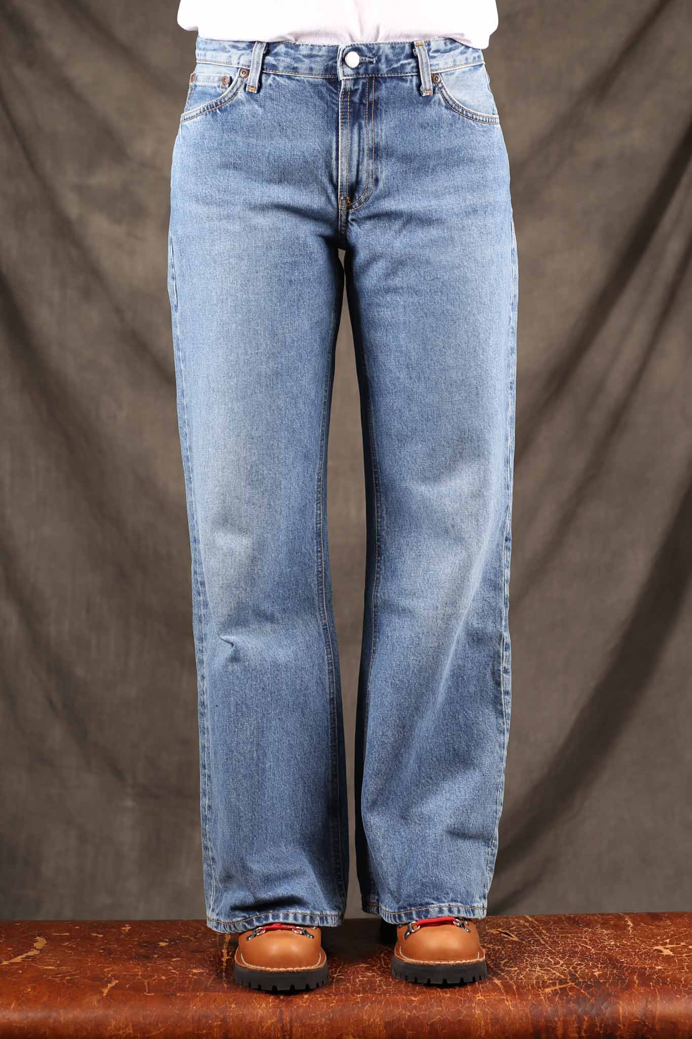 NUDIE JEANS - Womens Wide Heidi Worn Treasure