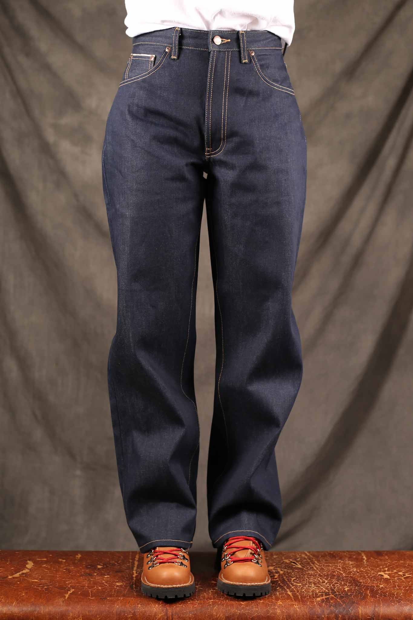 NUDIE JEANS - Womens Clean Eileen Wide/High Dry Selvage