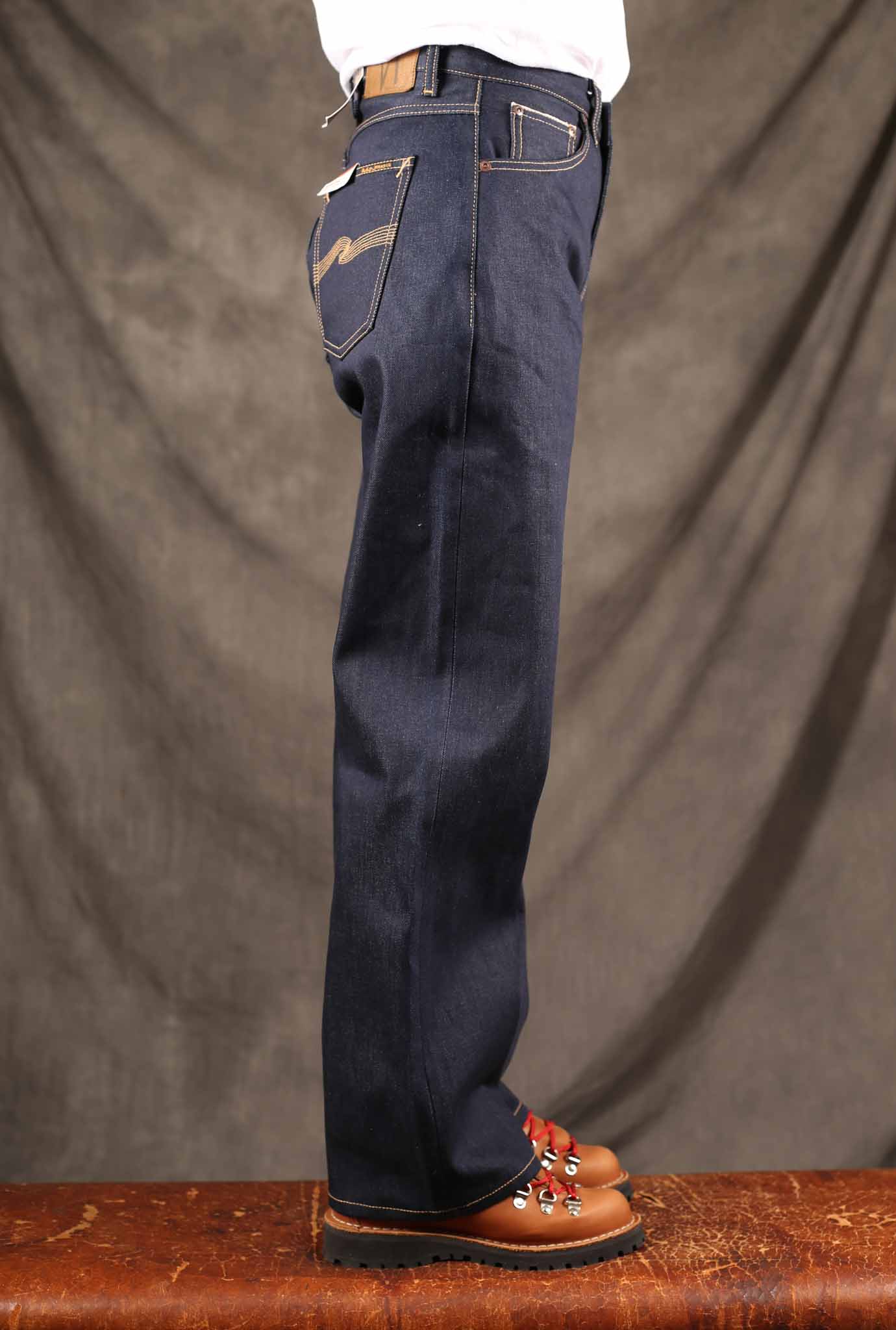 NUDIE JEANS - Womens Clean Eileen Wide/High Dry Selvage