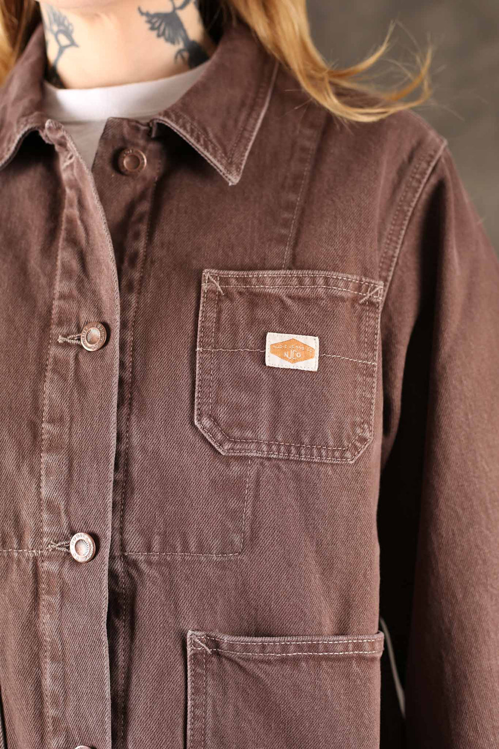 NUDIE JEANS - Womens Ada Workwear Jacket - Espresso