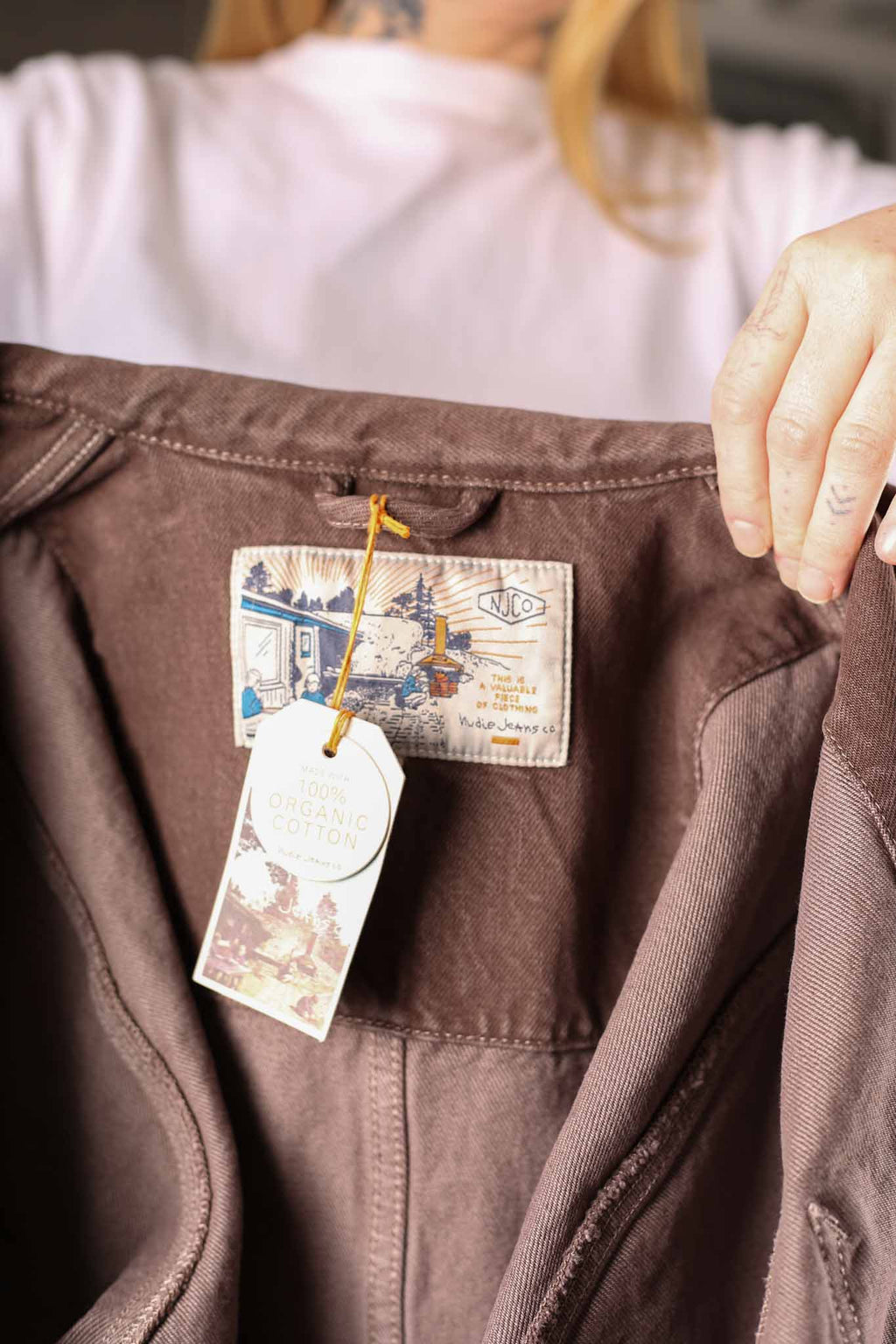 NUDIE JEANS - Womens Ada Workwear Jacket - Espresso