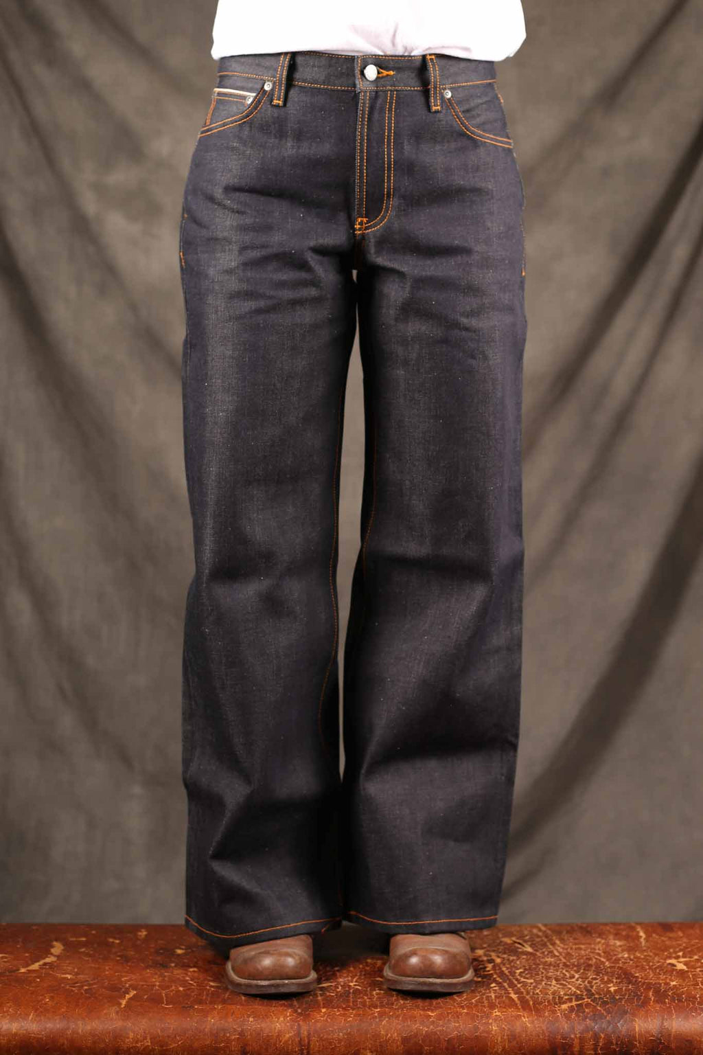NUDIE JEANS - Womens Wide Heidi Dry Selvage
