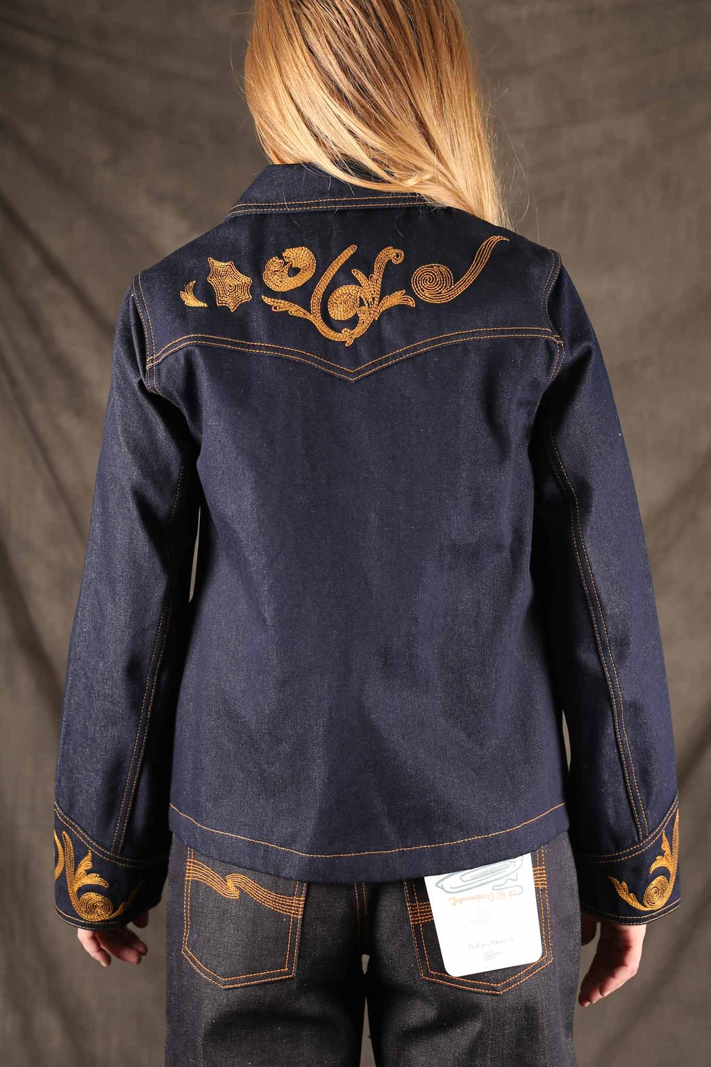 NUDIE JEANS - Womens Kelly Western Jacket Embroider