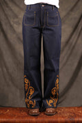 NUDIE JEANS - Womens Holly Western Pants Embroidery