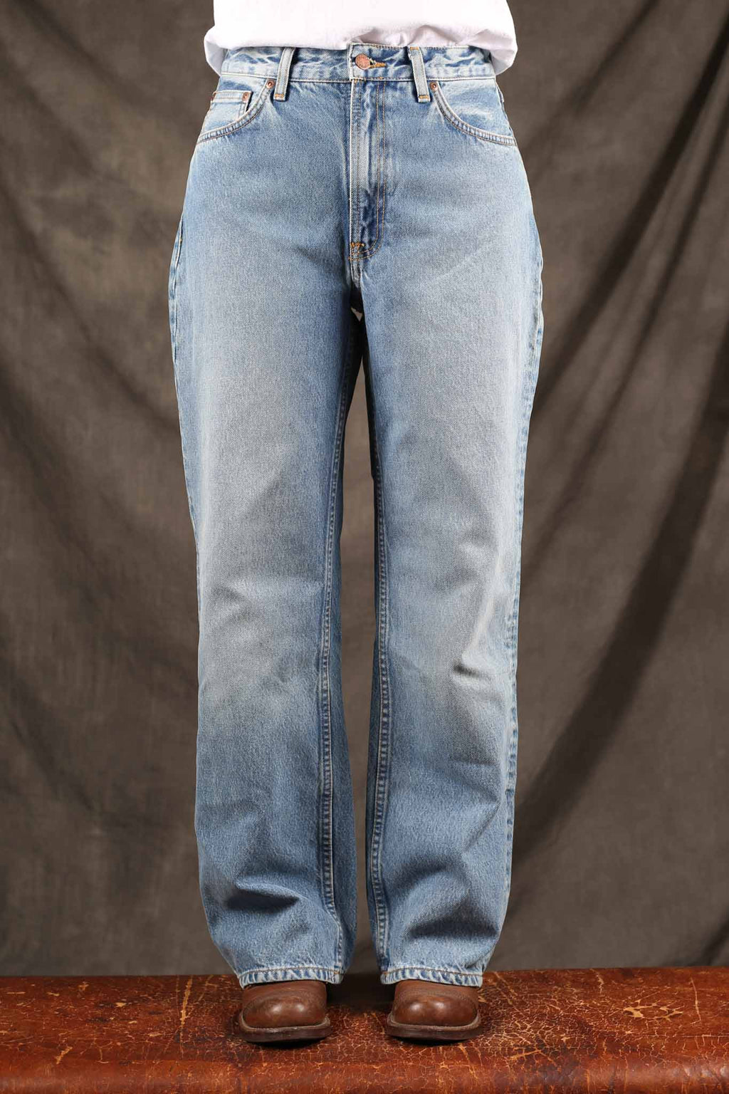 NUDIE JEANS - Womens Clean Eileen Wide/High Vintage Dreams