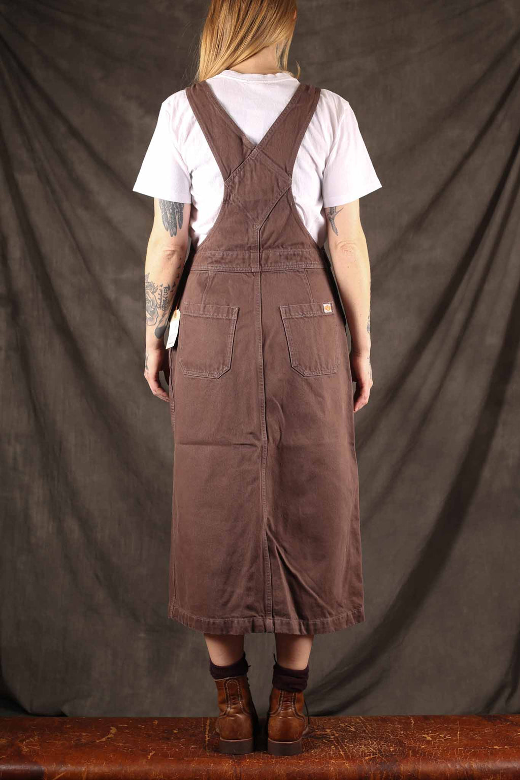 NUDIE JEANS - Womens Inger Dungarees Dress Espresso