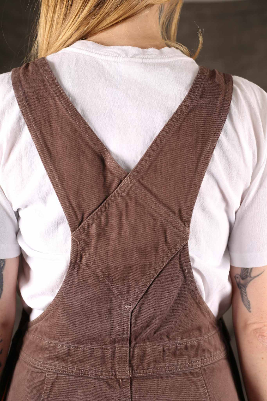 NUDIE JEANS - Womens Inger Dungarees Dress Espresso