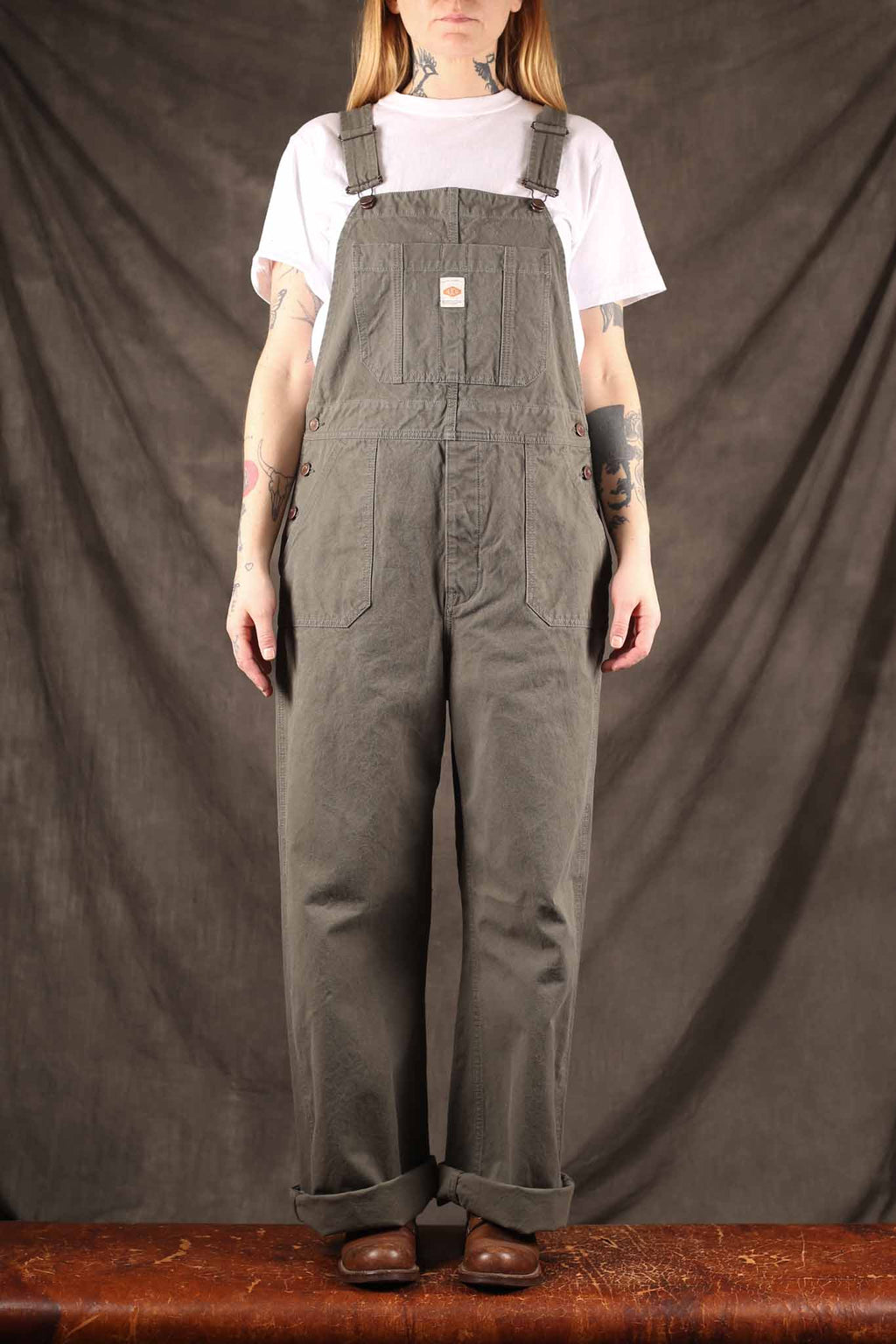 NUDIE JEANS - Womens Klara Duck Canvas Dungarees