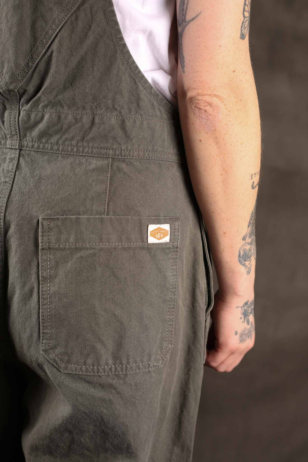 NUDIE JEANS - Womens Klara Duck Canvas Dungarees