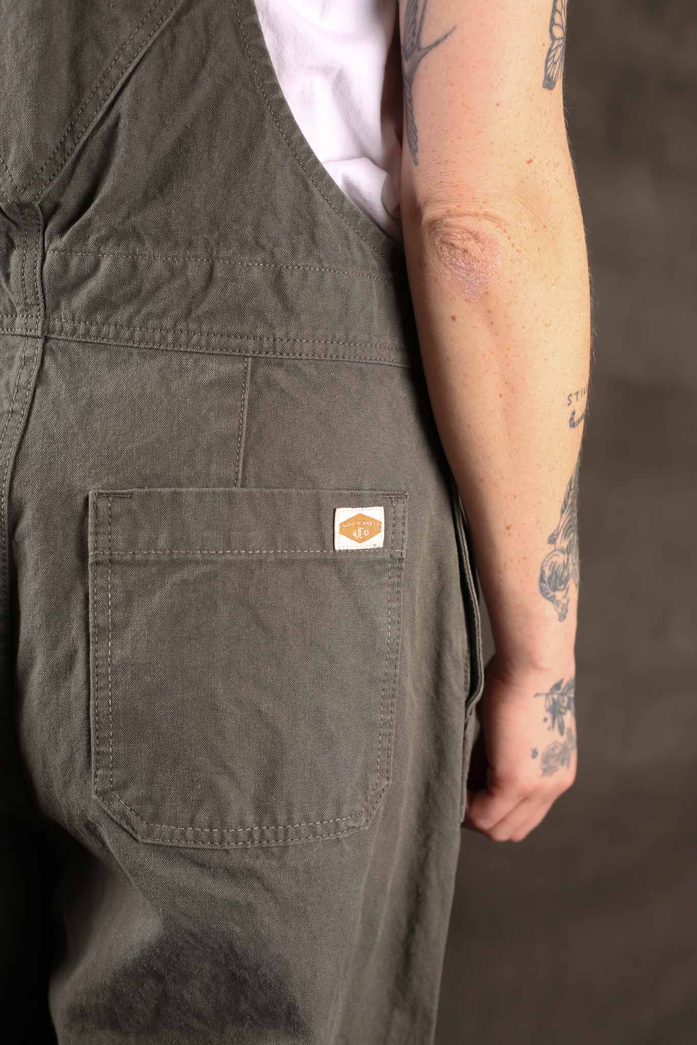 NUDIE JEANS - Womens Klara Duck Canvas Dungarees