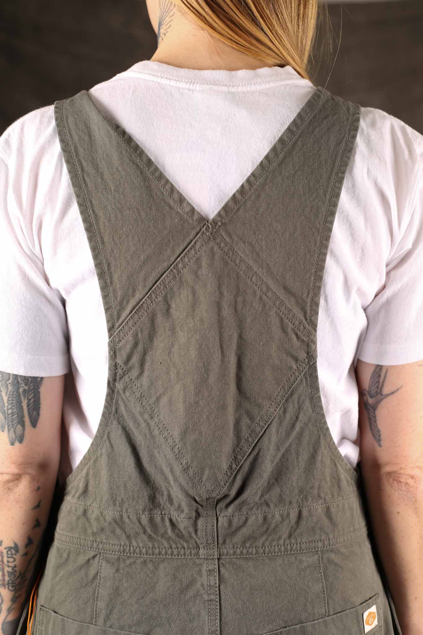 NUDIE JEANS - Womens Klara Duck Canvas Dungarees