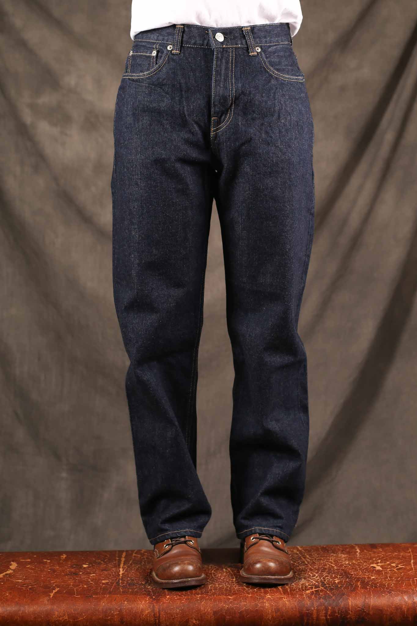 Edwin Made in Japan - Womens Straight Janis Pant - Indigo Rinsed