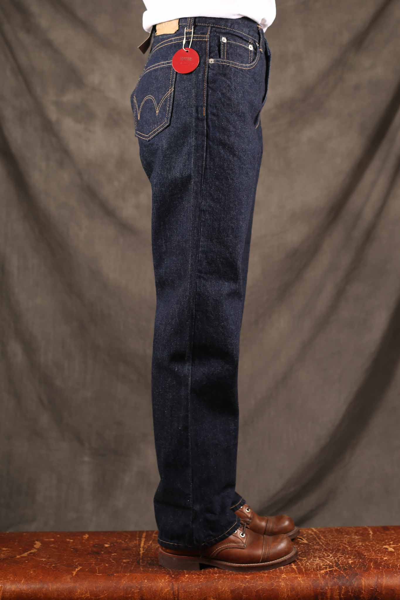 Edwin Made in Japan - Womens Straight Janis Pant - Indigo Rinsed