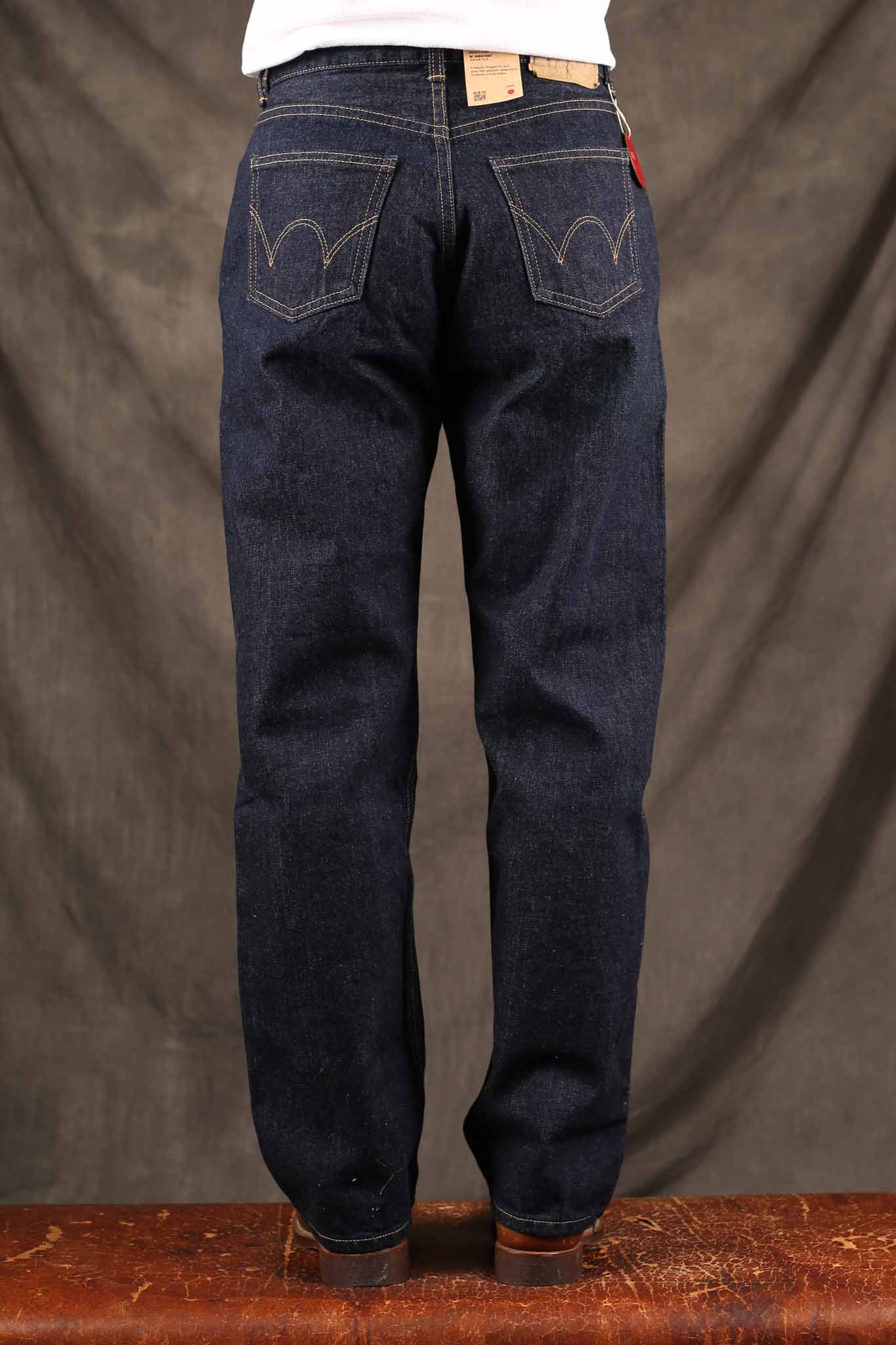 Edwin Made in Japan - Womens Straight Janis Pant - Indigo Rinsed