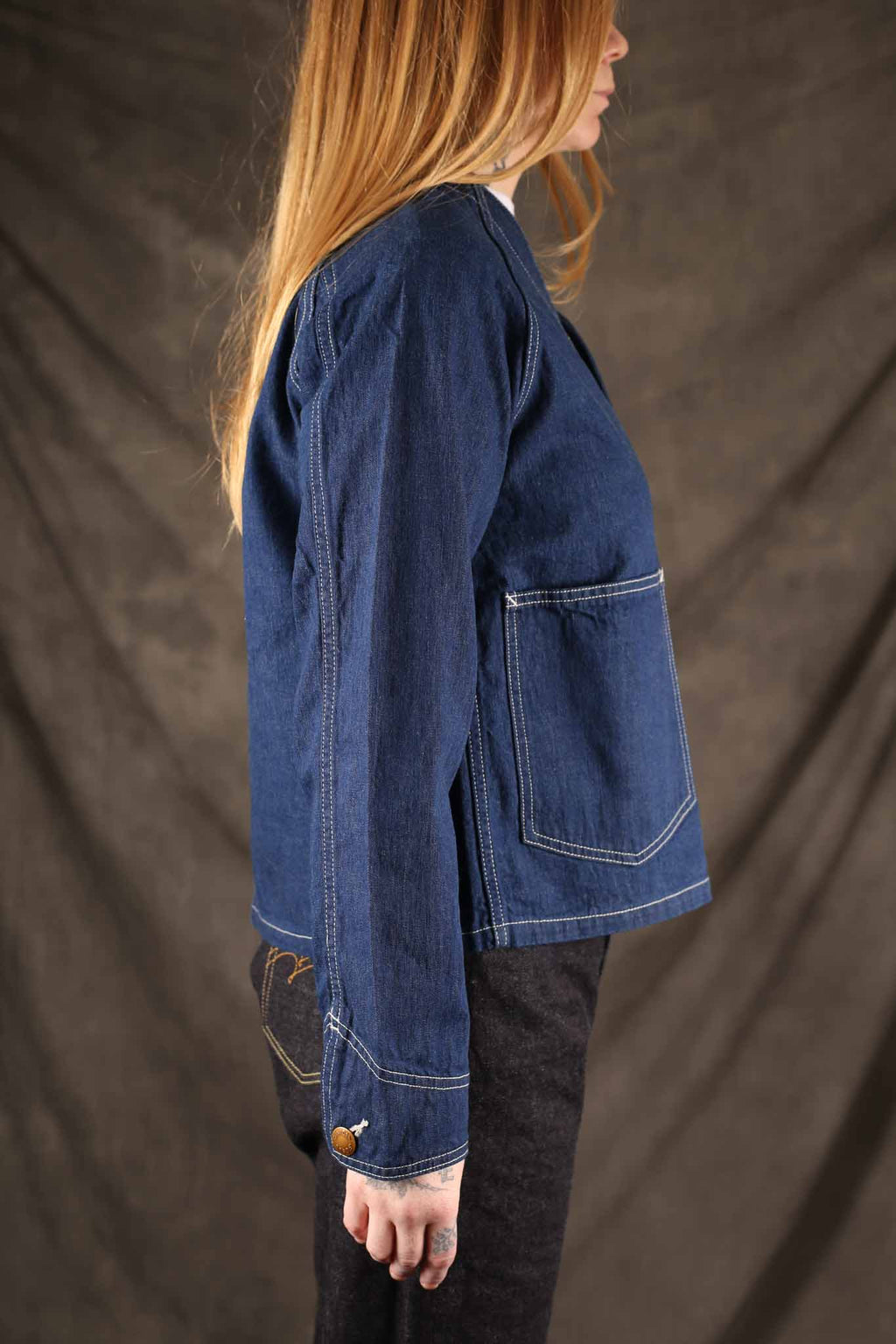 Studio D`Artisan Ladies SDL-4006 60s Engineer Work Jacket Denim