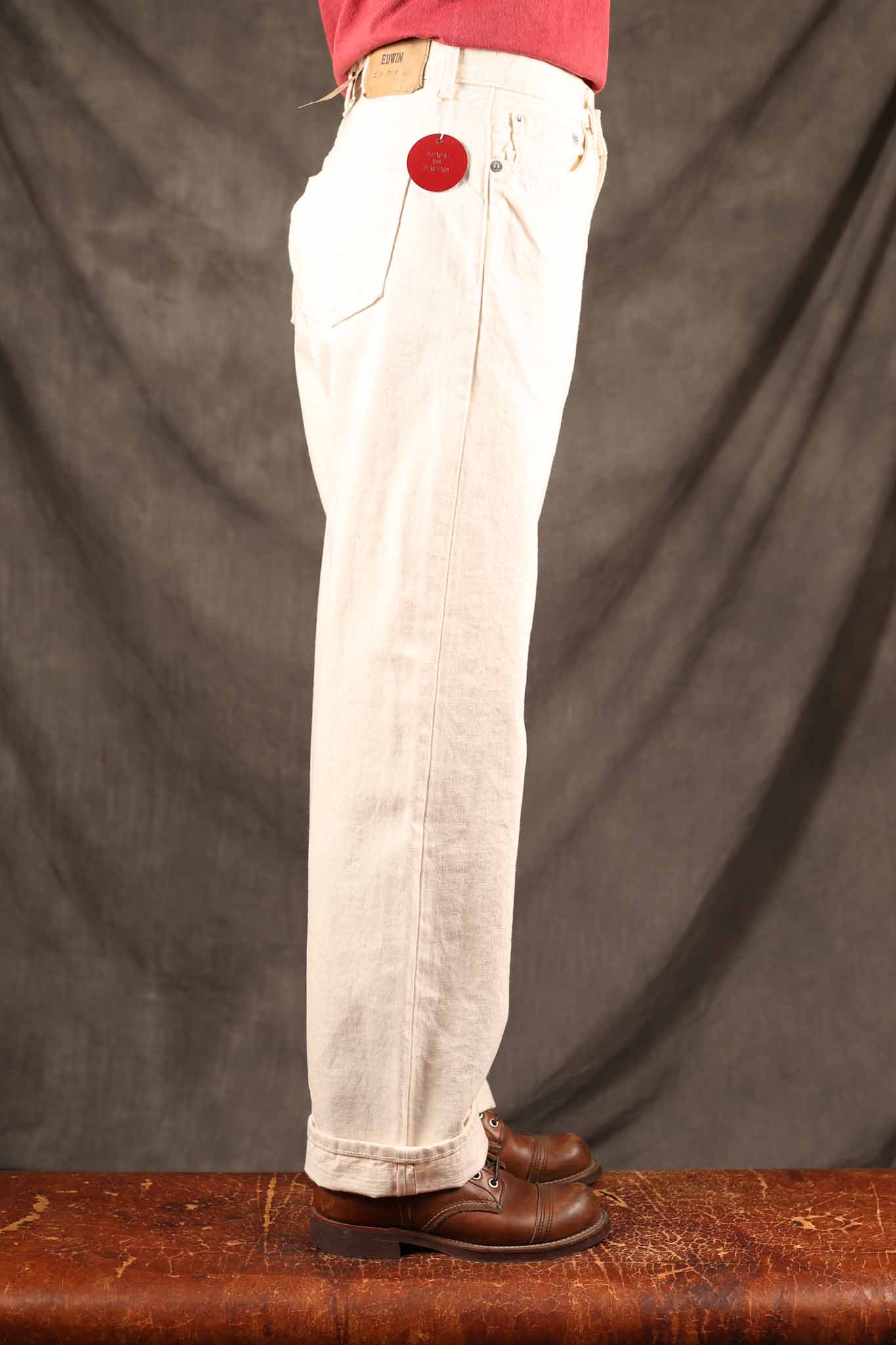 Edwin Made in Japan - Womens  Straight Janis Pant - Natural Rinsed