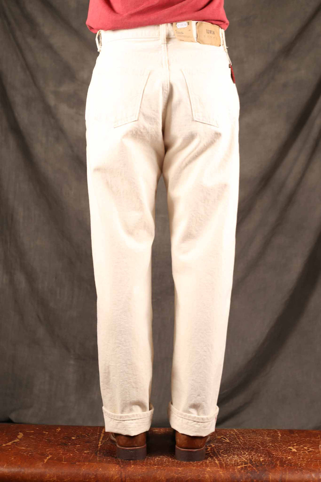 Edwin Made in Japan - Womens  Straight Janis Pant - Natural Rinsed