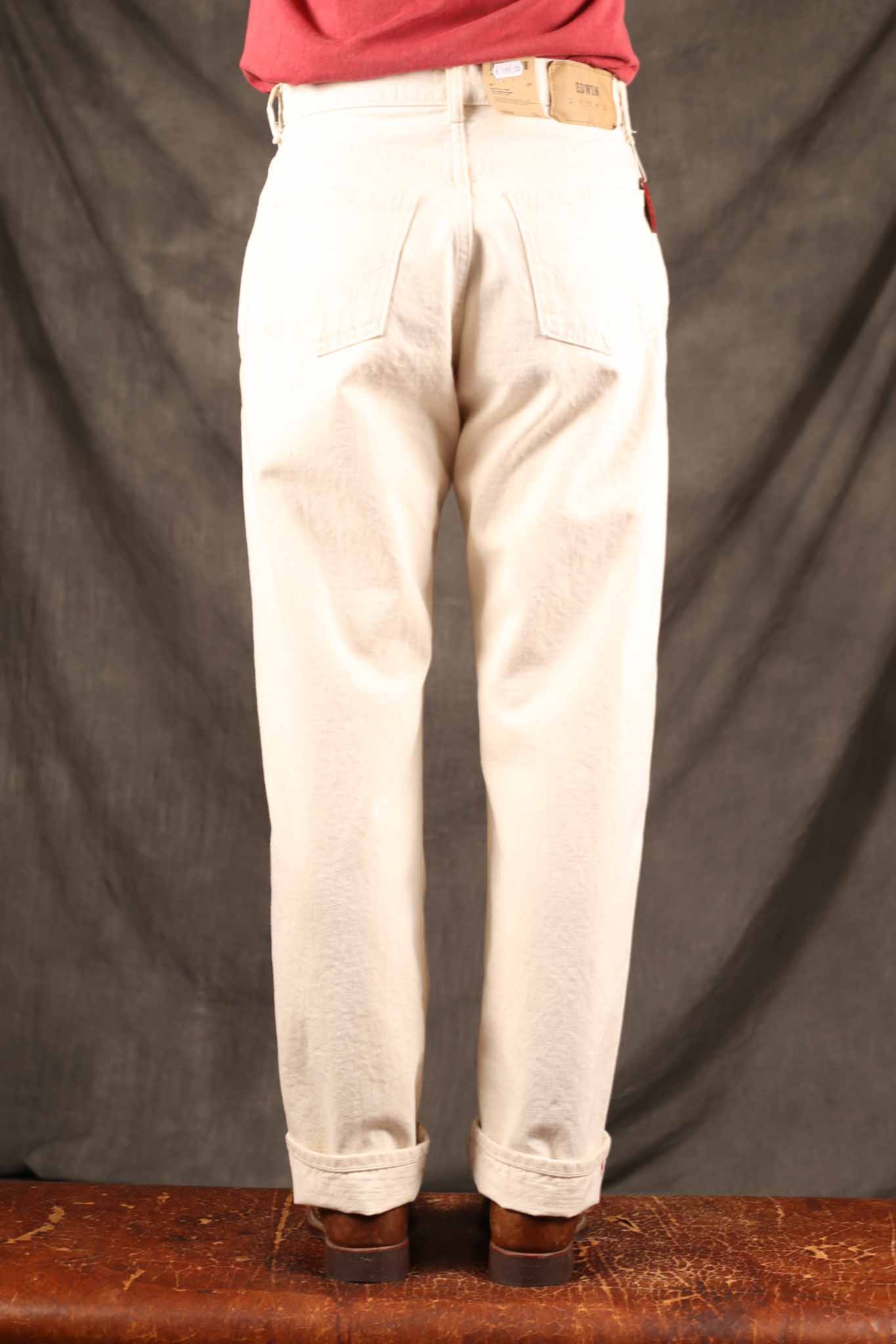 Edwin Made in Japan - Womens  Straight Janis Pant - Natural Rinsed