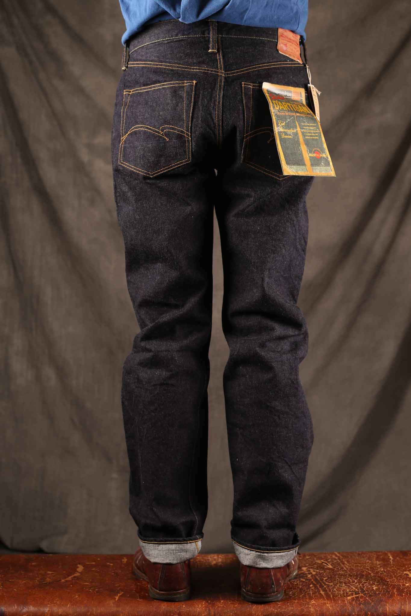 Studio D'Artisan SD101 Straight 15oz Indigo Denim Jeans (Rinsed)