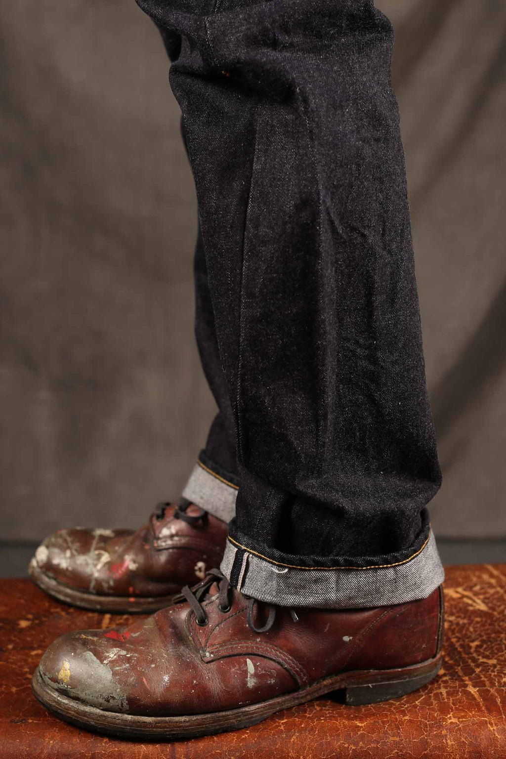 Studio D'Artisan SD101 Straight 15oz Indigo Denim Jeans (Rinsed)