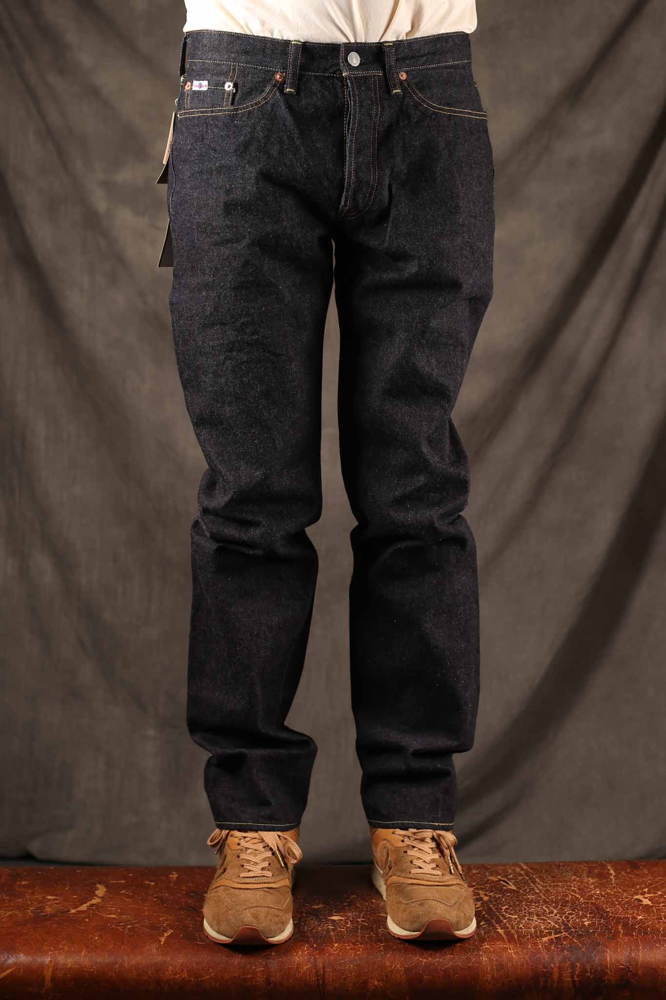 Studio D'Artisan SD100 Tapered 15oz Indigo Denim Jeans (Rinsed) – Pinkomo