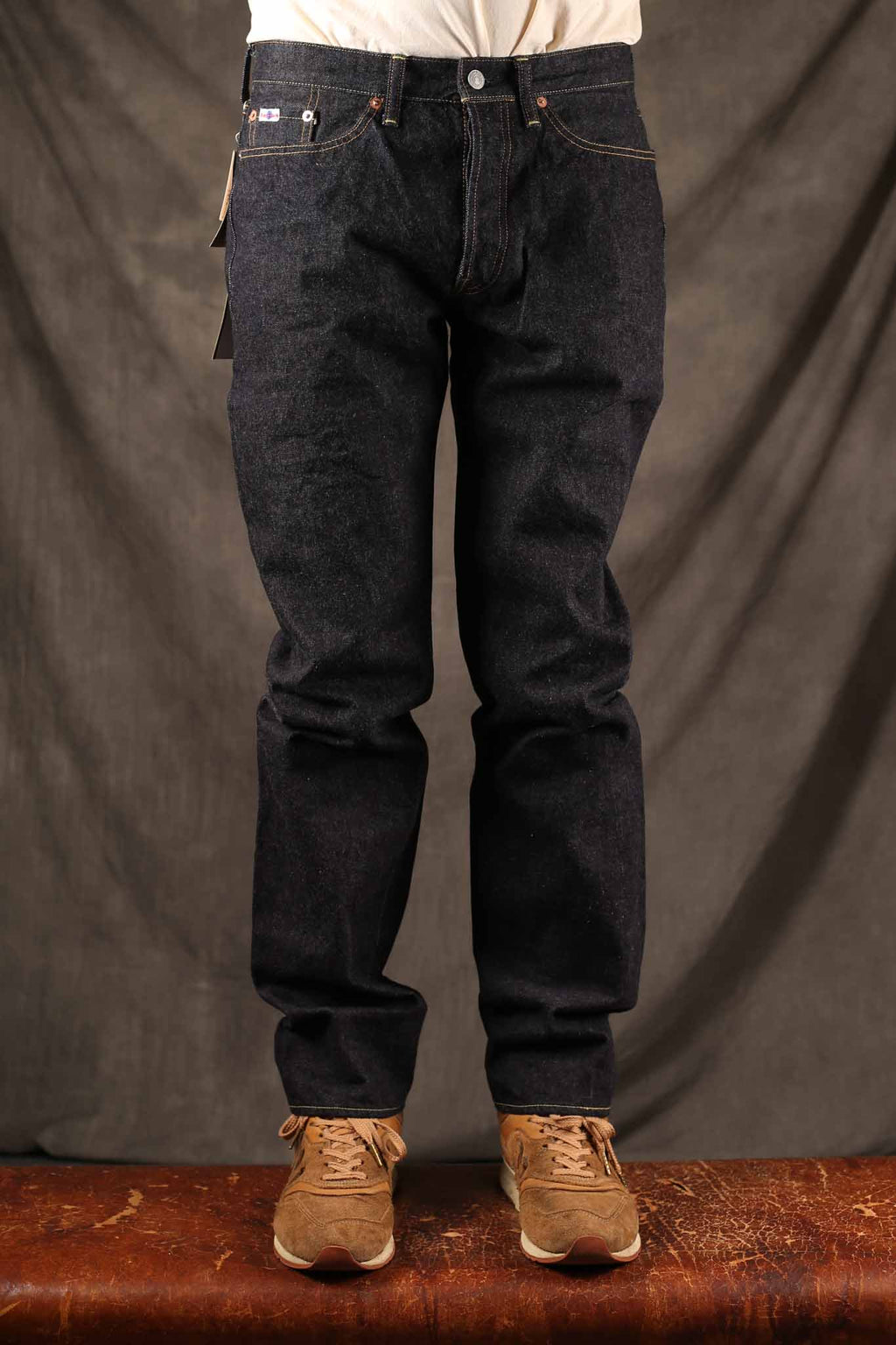 Studio D'Artisan SD100  Tapered 15oz Indigo Denim Jeans (Rinsed)