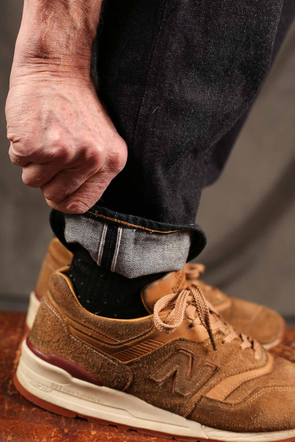 Studio D'Artisan SD100  Tapered 15oz Indigo Denim Jeans (Rinsed)