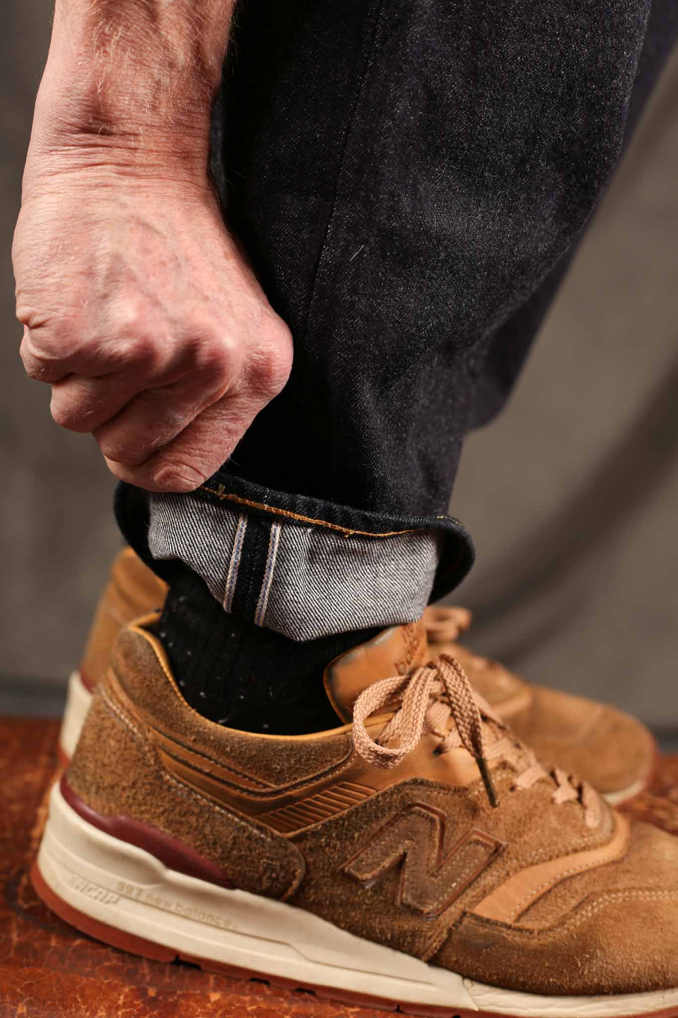 Studio D'Artisan SD100  Tapered 15oz Indigo Denim Jeans (Rinsed)