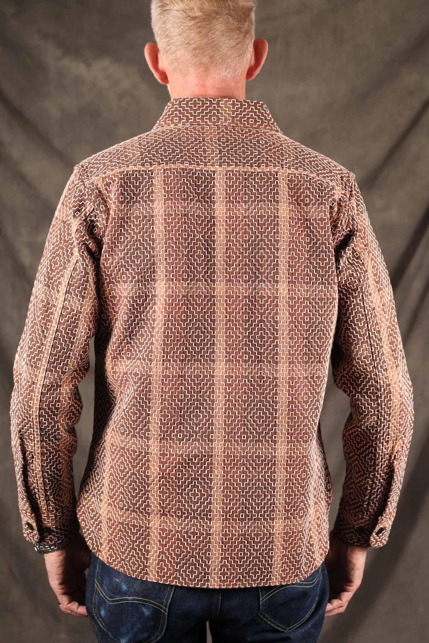 Studio D'Artisan 5726 Persimmon Tannin Work Shirt