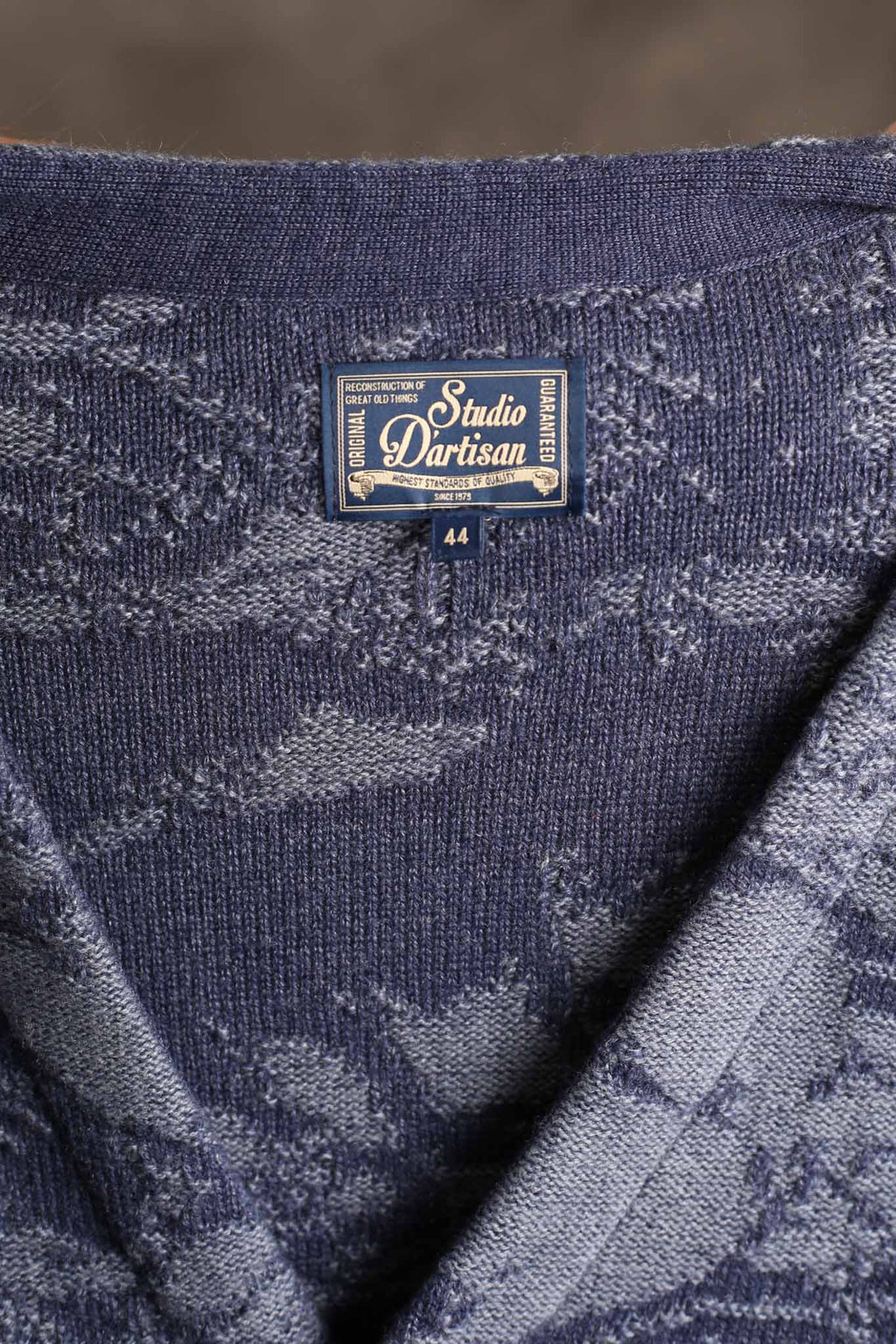 Studio D'Artisan 8184 Pig Camouflage Knit Cardigan