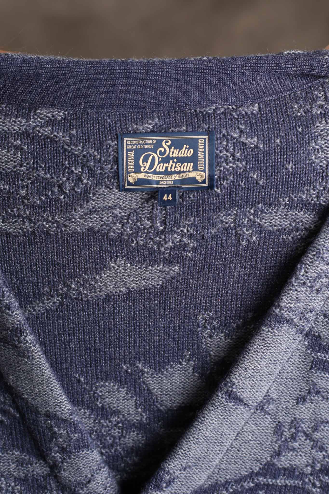 Studio D'Artisan 8184 Pig Camouflage Knit Cardigan