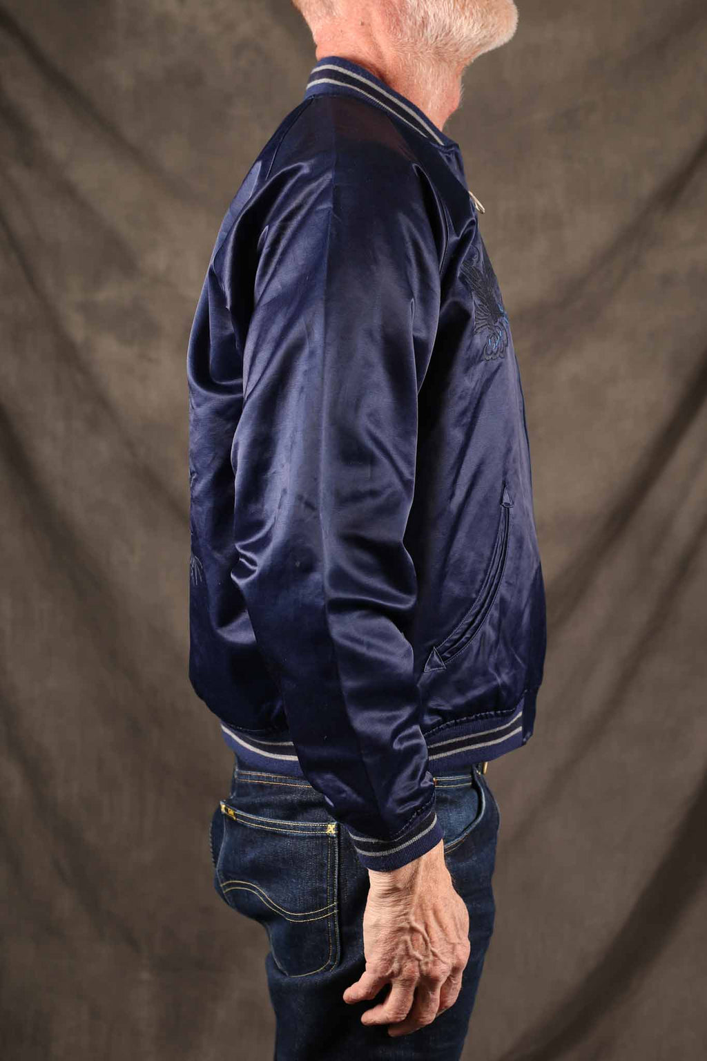 Studio D'Artisan 4622 Indigo Dyed Sukajan Jacket