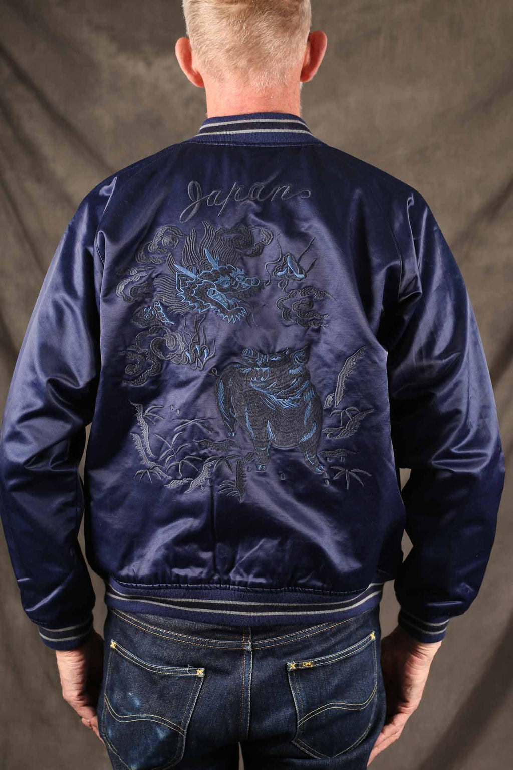 Studio D'Artisan 4622 Indigo Dyed Sukajan Jacket