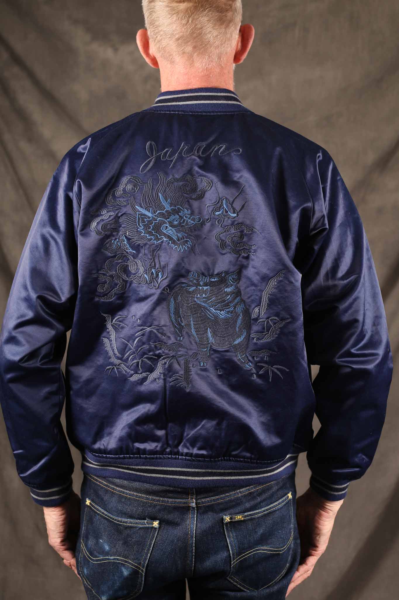 Studio D'Artisan 4622 Indigo Dyed Sukajan Jacket