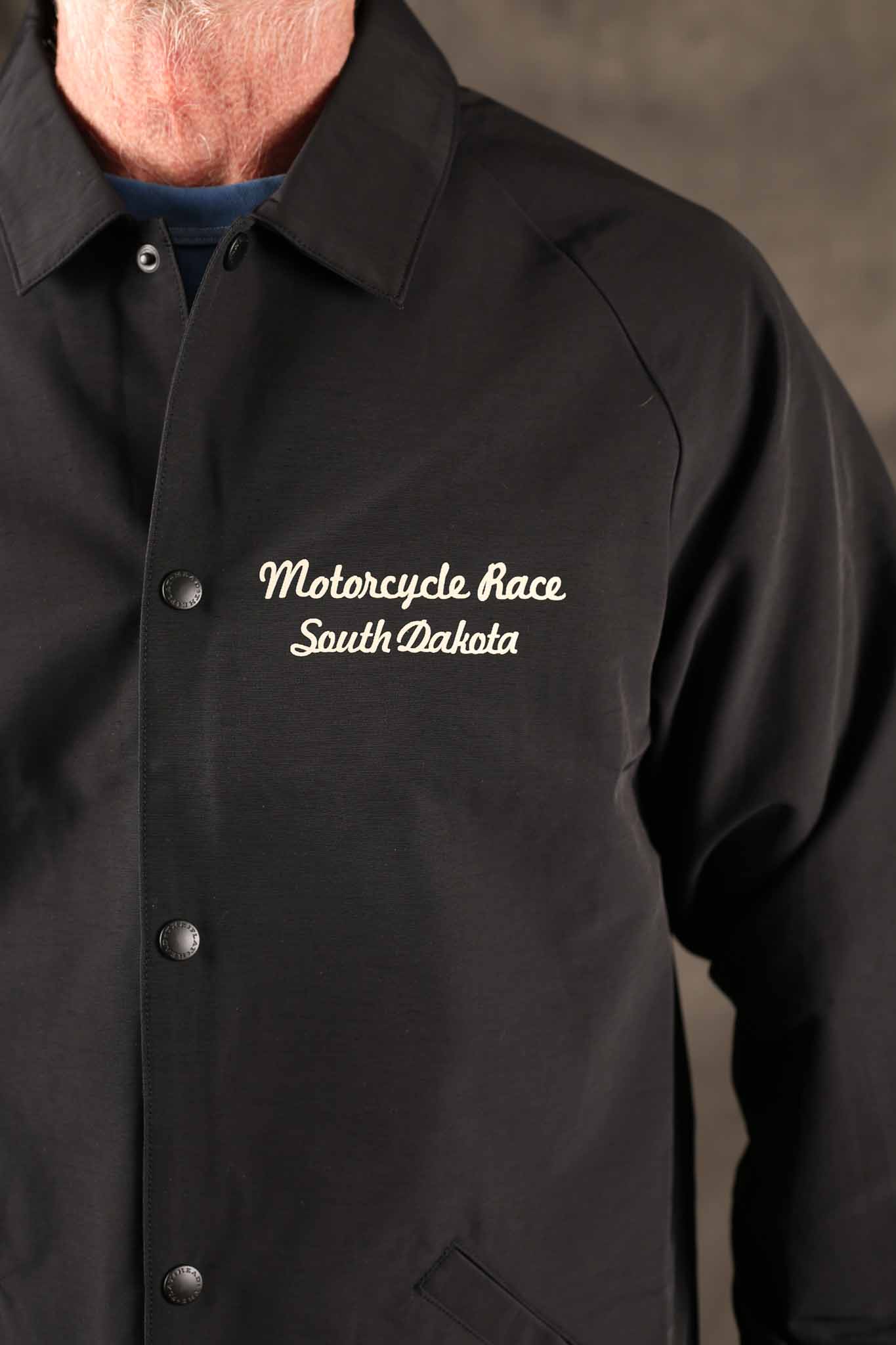 THE FLAT HEAD -FN-OJ-NC006 - 64CLOTH COACH JACKET - MOTORCYCLE RACE