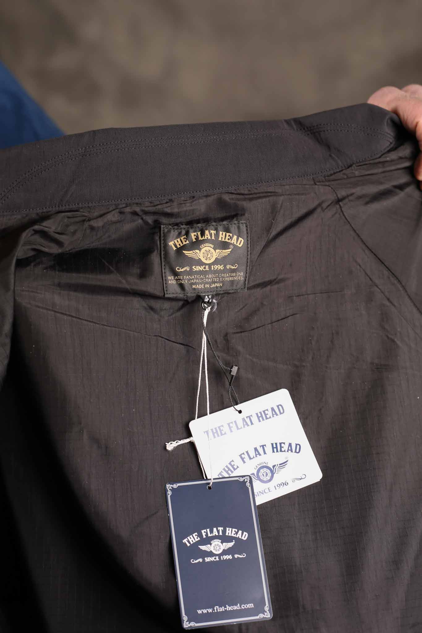 THE FLAT HEAD -FN-OJ-NC006 - 64CLOTH COACH JACKET - MOTORCYCLE RACE