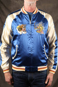 THE FLAT HEAD -fn-oj-sv003 - tiger & dragon souvenir jacket