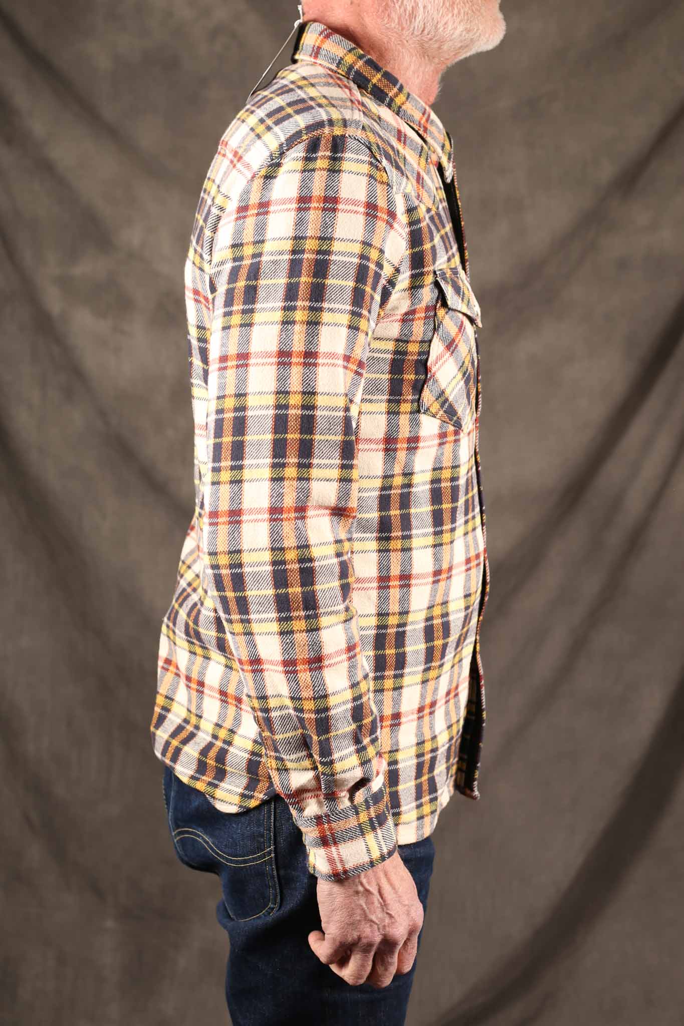 THE FLAT HEAD - FN-SNW-014L - Selvedge Check Flannel Western