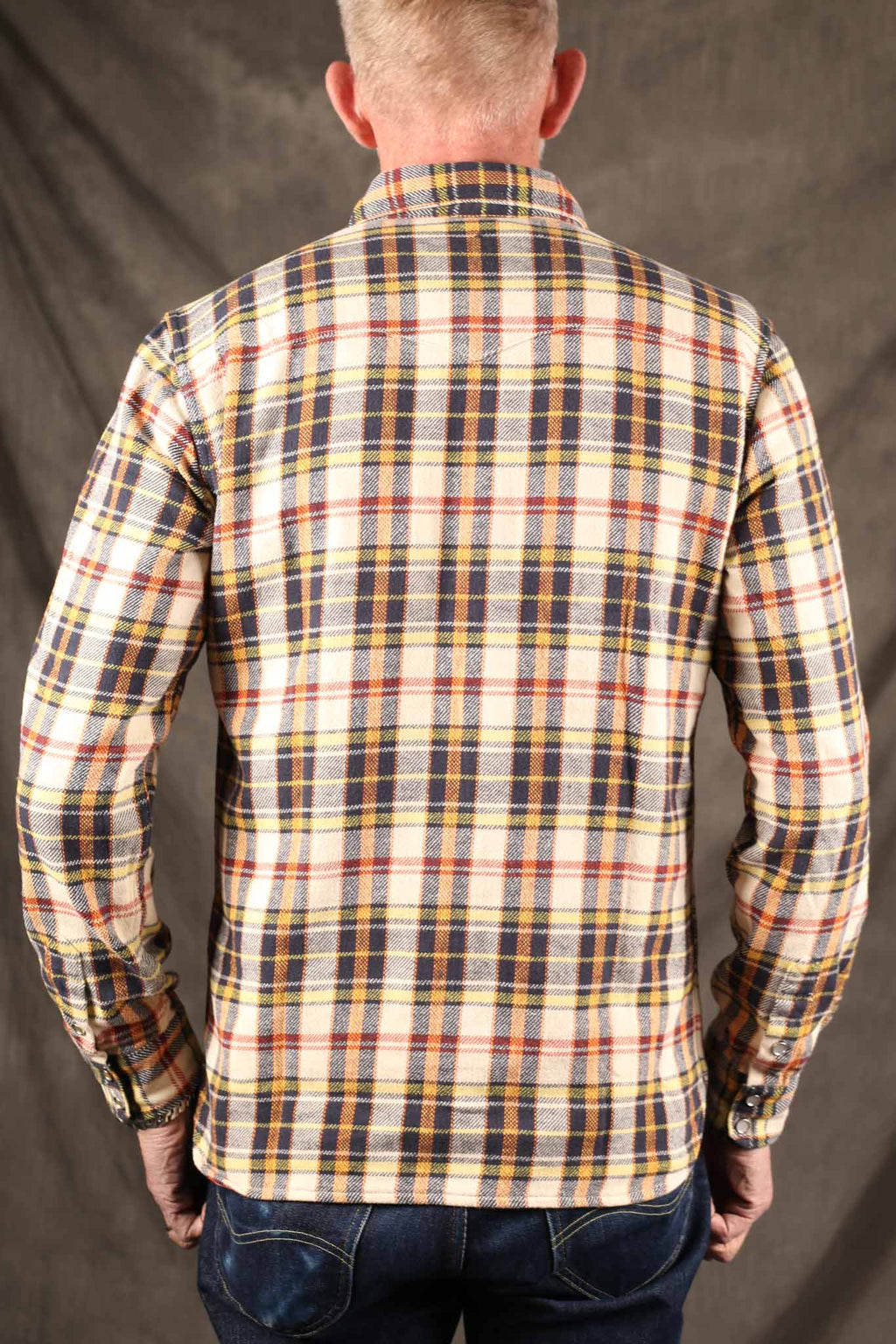 THE FLAT HEAD - FN-SNW-014L - Selvedge Check Flannel Western